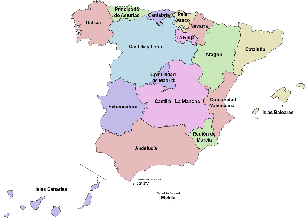 Mapa de España