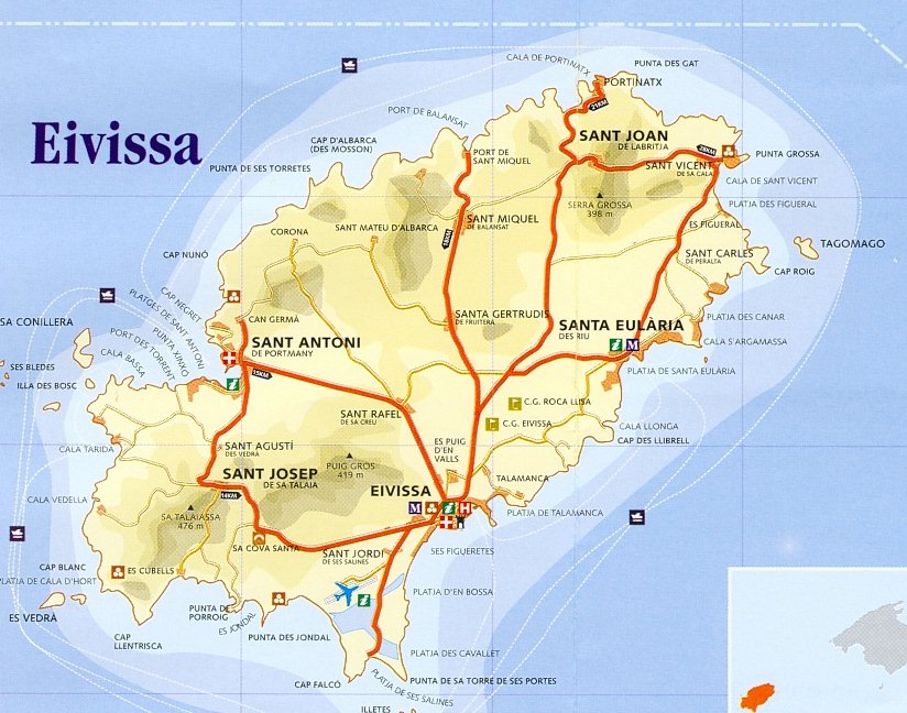 mapa de ibiza