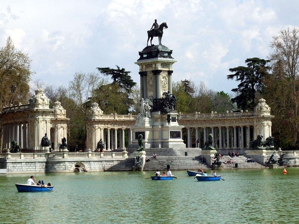 Parque de El Retiro en Madrid