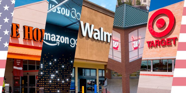 Las grandes empresas del retail en USA