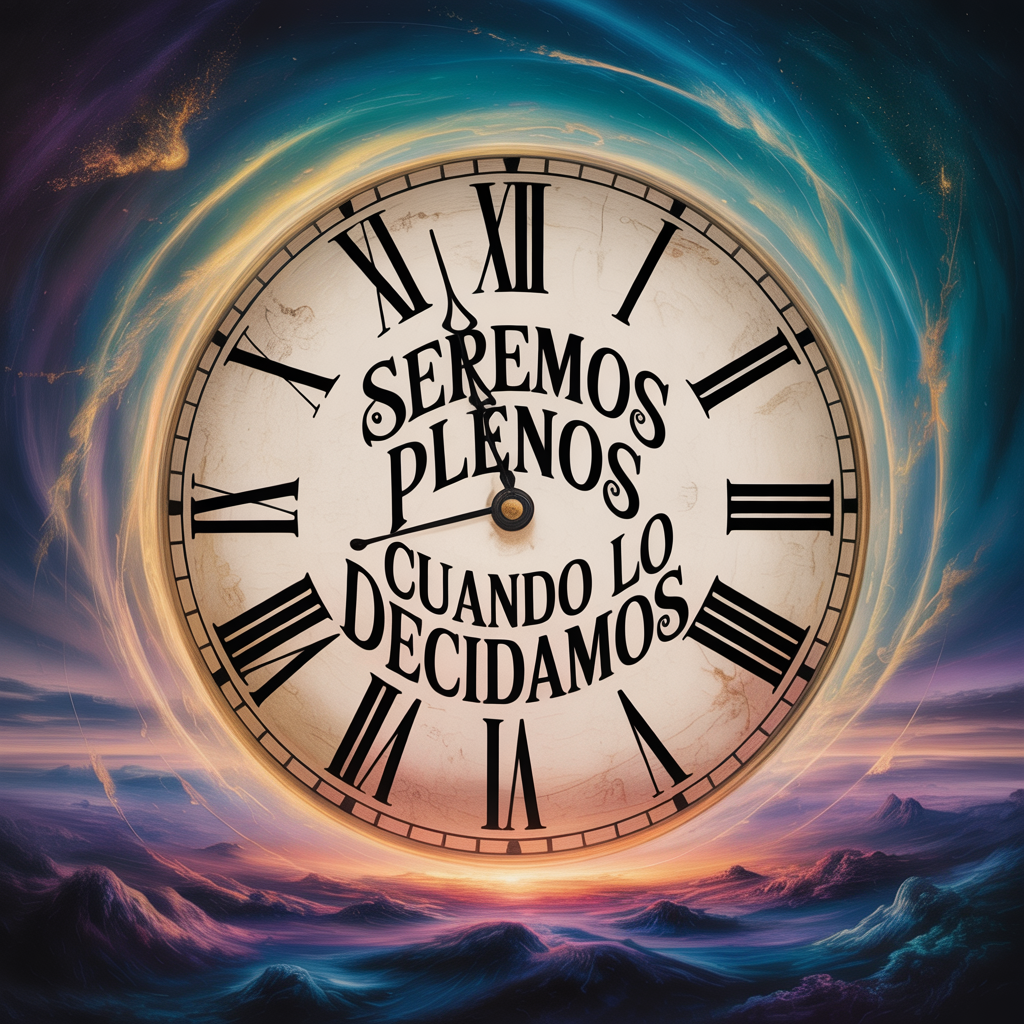 SEREMOS PLENOS CUANDO LO DECIDAMOS